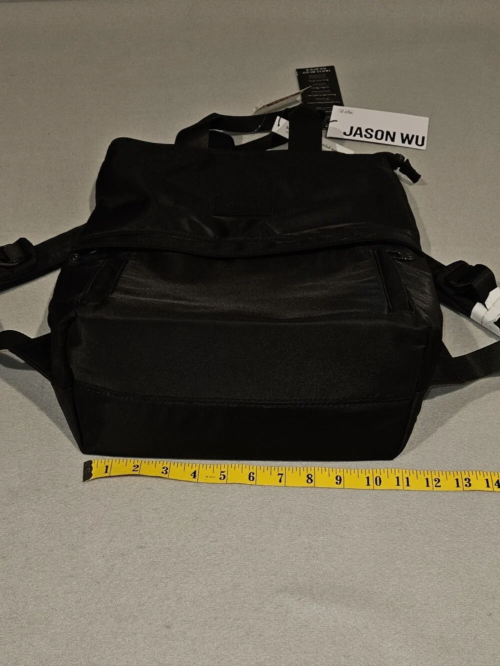 Jason Wu Black Travel Ready Convertible Backpack Laptop Bag NWT